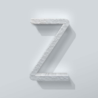 Styropor-Buchstabe Z These – 1
