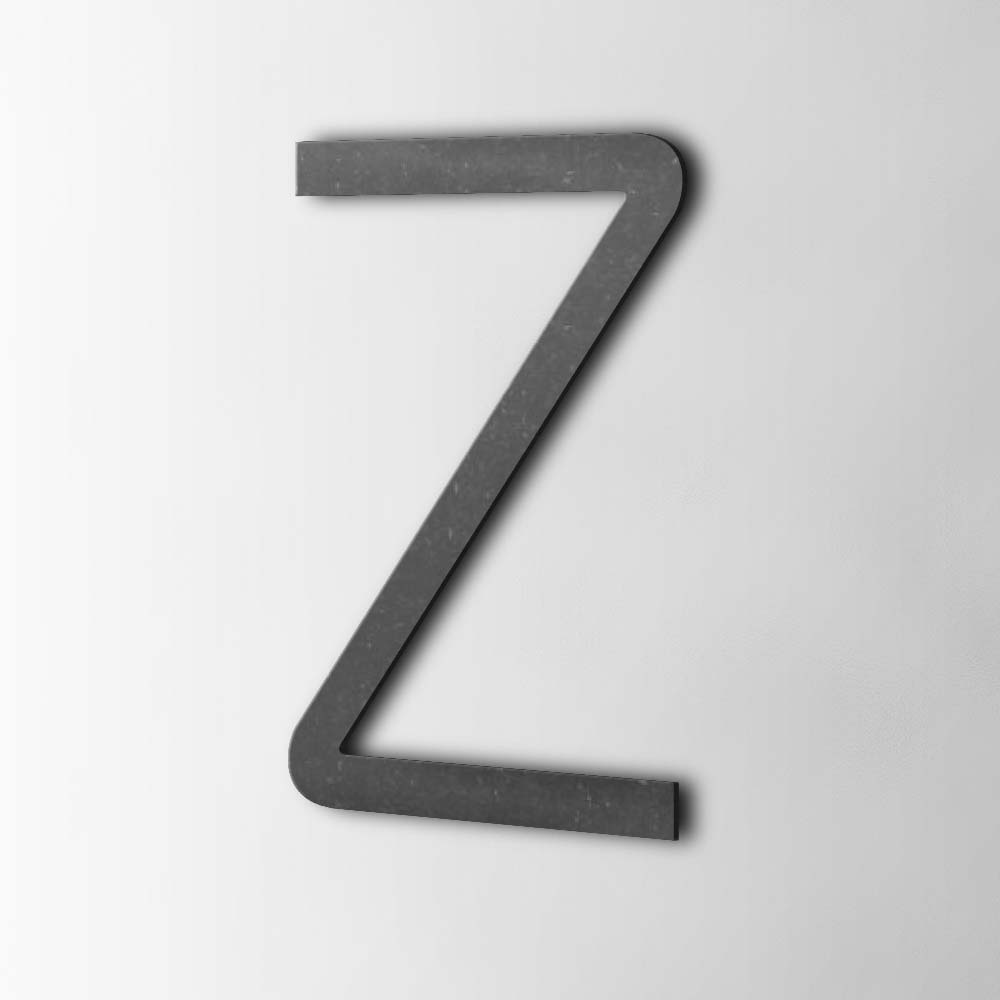 Houten Letter Z Thesis MDF Zwart - 1