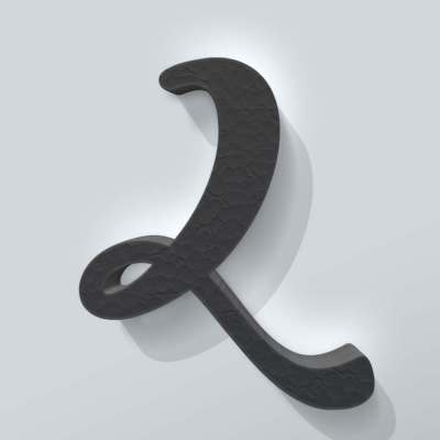 Grijs  Piepschuim Cijfer 2 Back To Black - 1