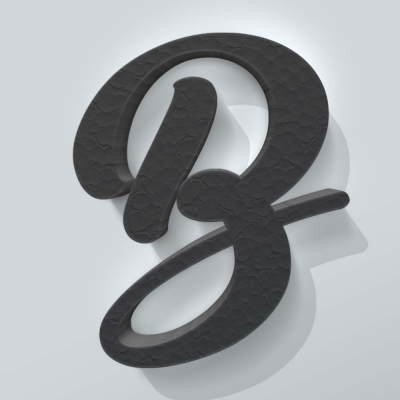 Grijs Piepschuim Letter B Back To Black - 1