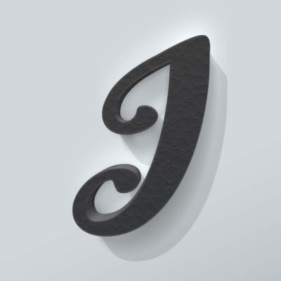Grijs Piepschuim Letter I Back To Black - 1