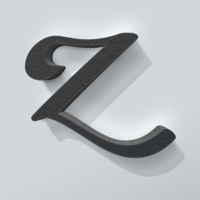 Grijs Piepschuim Letter Z Back To Black - 1