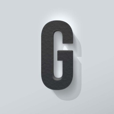Grijs Piepschuim Letter G Bebas Neue - 1 Grijs Piepschuim Letter G Bebas Neue - 1