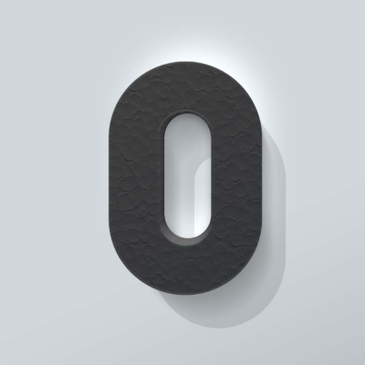 Grijs Piepschuim Cijfer 0 Big John - 1