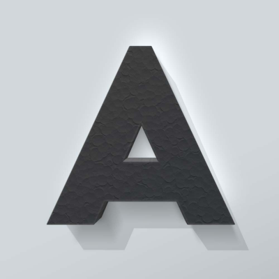 Grijs Piepschuim Letter A Big John - 1