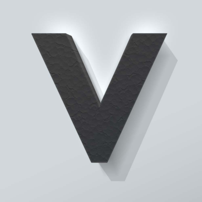 Grijs Piepschuim Letter V Big John - 1
