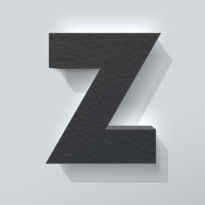 Grijs Piepschuim Letter Z Big John - 1