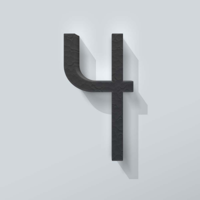 Grijs Piepschuim Cijfer 4 Thesis - 1