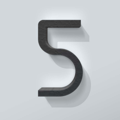 Grijs Piepschuim Cijfer 5 Thesis - 1