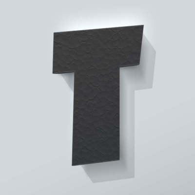 Grijs Piepschuim Letter T Grobold - 1