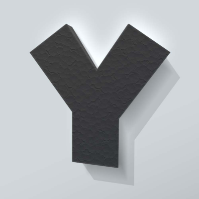 Grijs Piepschuim Letter Y Grobold - 1