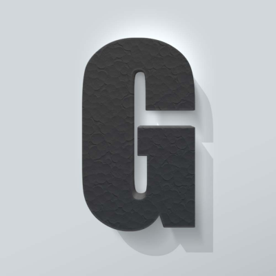 Grijs Piepschuim Letter G Impact - 1