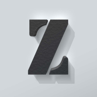 Grijs Piepschuim Letter Z Stencil - 1