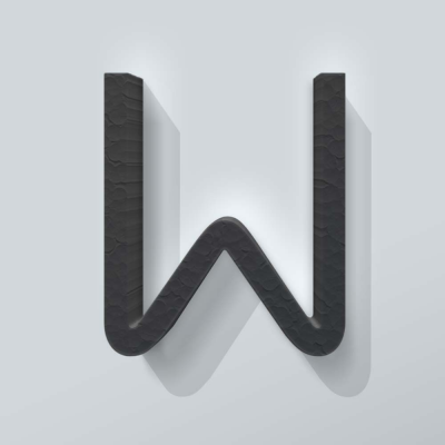 Grijs Piepschuim Letter W Thesis - 1