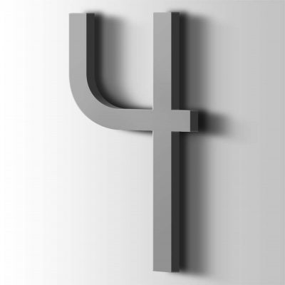 Kunststof Cijfer 4 Thesis Acrylaat 7040 Window Grey - 1