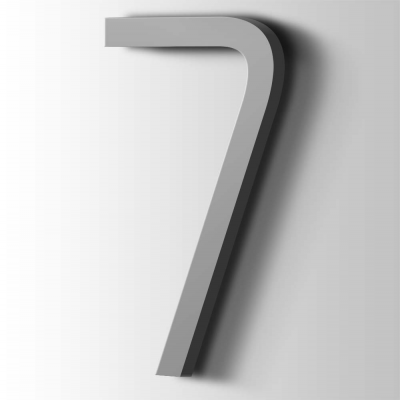 Kunststof Cijfer 7 Thesis Acrylaat 7040 Window Grey - 1