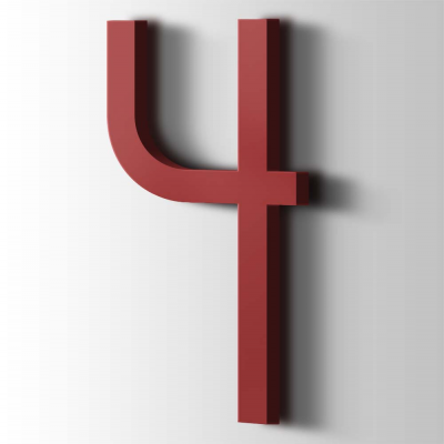 Kunststof Cijfer 4 Thesis Acrylaat 3001 Signal Red - 1