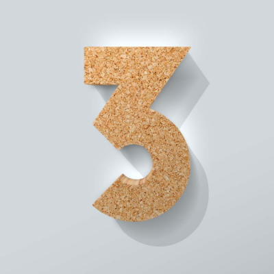 Kurken Cijfer 3 Big John - 1