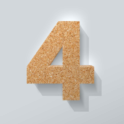 Kurken Cijfer 4 Big John - 1