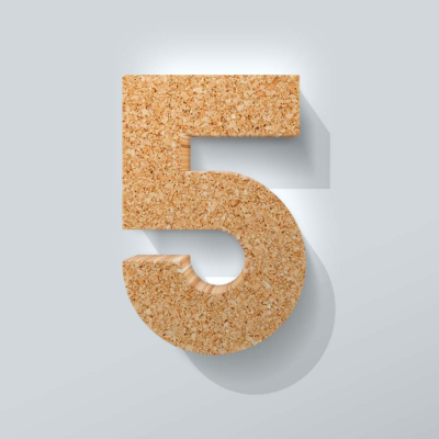 Kurken Cijfer 5 Big John - 1