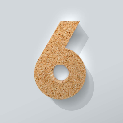 Kurken Cijfer 6 Big John - 1