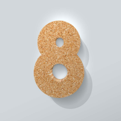 Kurken Cijfer 8 Big John - 1