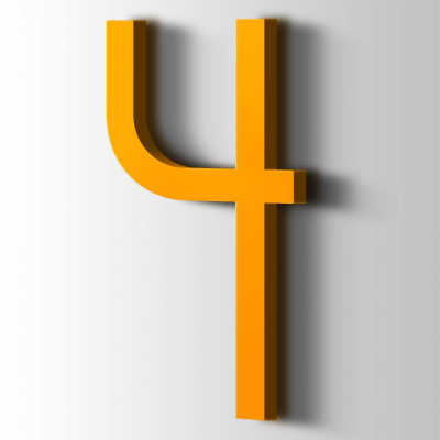 Kunststof Cijfer 4 Thesis Acrylaat 1003 Signal Yellow - 1