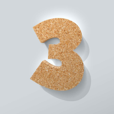 Kurken Cijfer 3 Grobold - 1