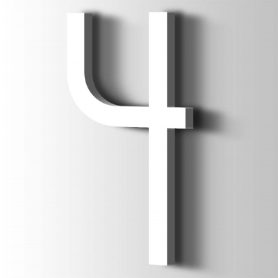 Kunststof Cijfer 4 Thesis Acrylaat 9016 Traffic white - 1