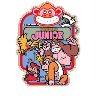 Donkey Kong Junior Seitenkunst-Arcade-Aufkleber - 1