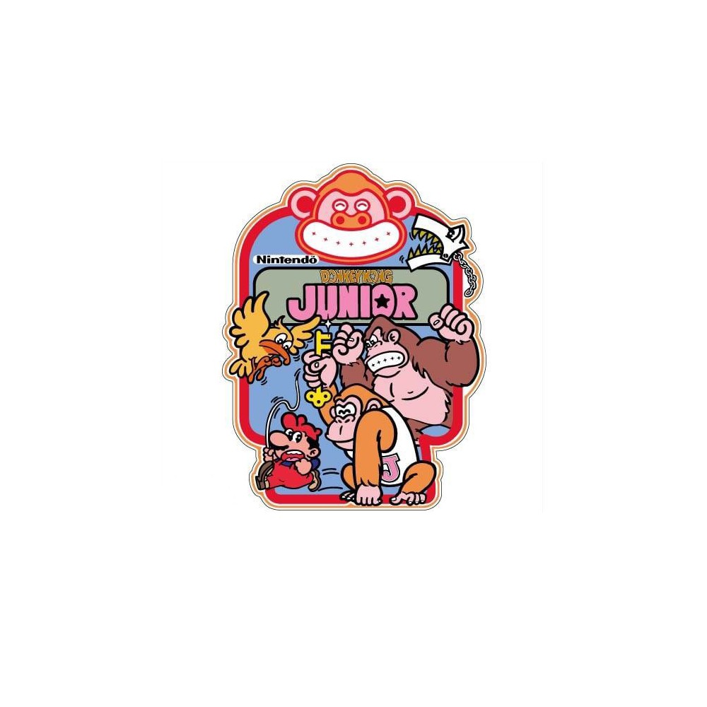 Donkey Kong Junior side art arcade stickers - 1