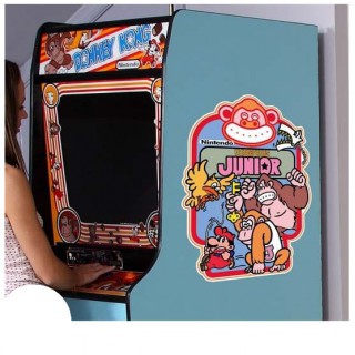 Donkey Kong Junior side art arcade stickers - 2