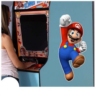 Mario en Luigi side art arcade stickers - 3