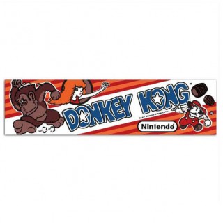 Donkey Kong marquee arcade sticker - 1