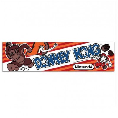 Donkey Kong marquee arcade sticker - 1 Donkey Kong marquee arcade sticker - 1