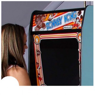 Donkey Kong marquee arcade sticker - 2