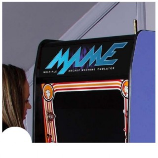 MAME marquee arcade sticker - 2