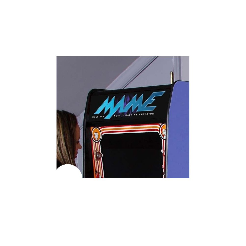 MAME marquee arcade sticker - 2