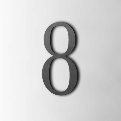Houten Cijfer 8 Filisofia MDF Zwart - 1 Houten Cijfer 8 Filisofia MDF Zwart - 1