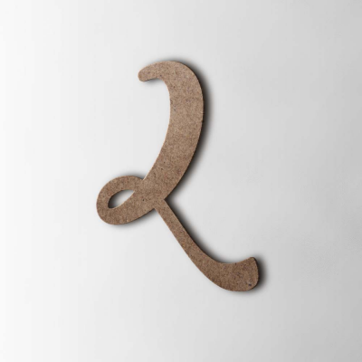 Houten Cijfer 2 Back to Black MDF Bruin - 1 Houten Cijfer 2 Back to Black MDF Bruin - 1