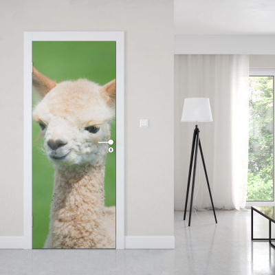 Deursticker Baby-Lama - 1