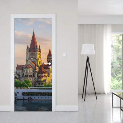 Deursticker Wenen Franciscus van Assisikerk - 1