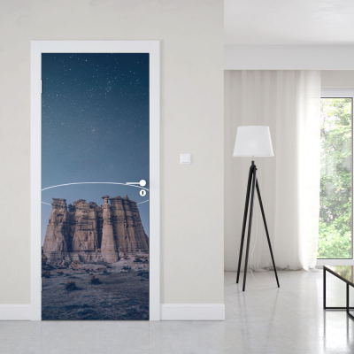 Deursticker Halo berg - 1