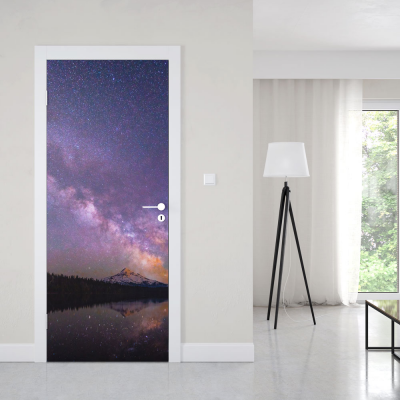 Deursticker Sterren boven het water - 1