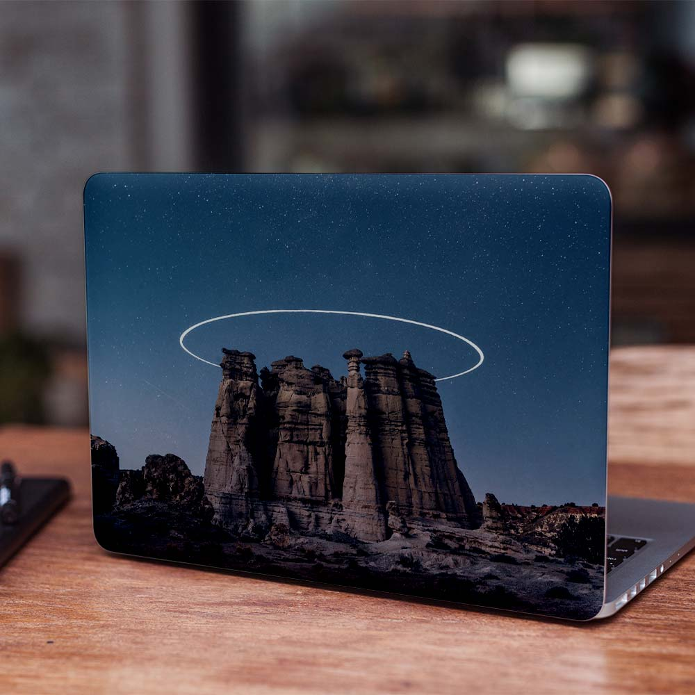 Helo Mountain Laptop-Aufkleber – 1