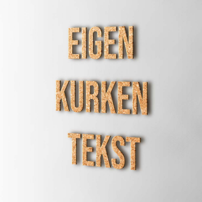 Bedenk en ontwerp je eigen kurken tekst - 1 Bedenk en ontwerp je eigen kurken tekst - 1