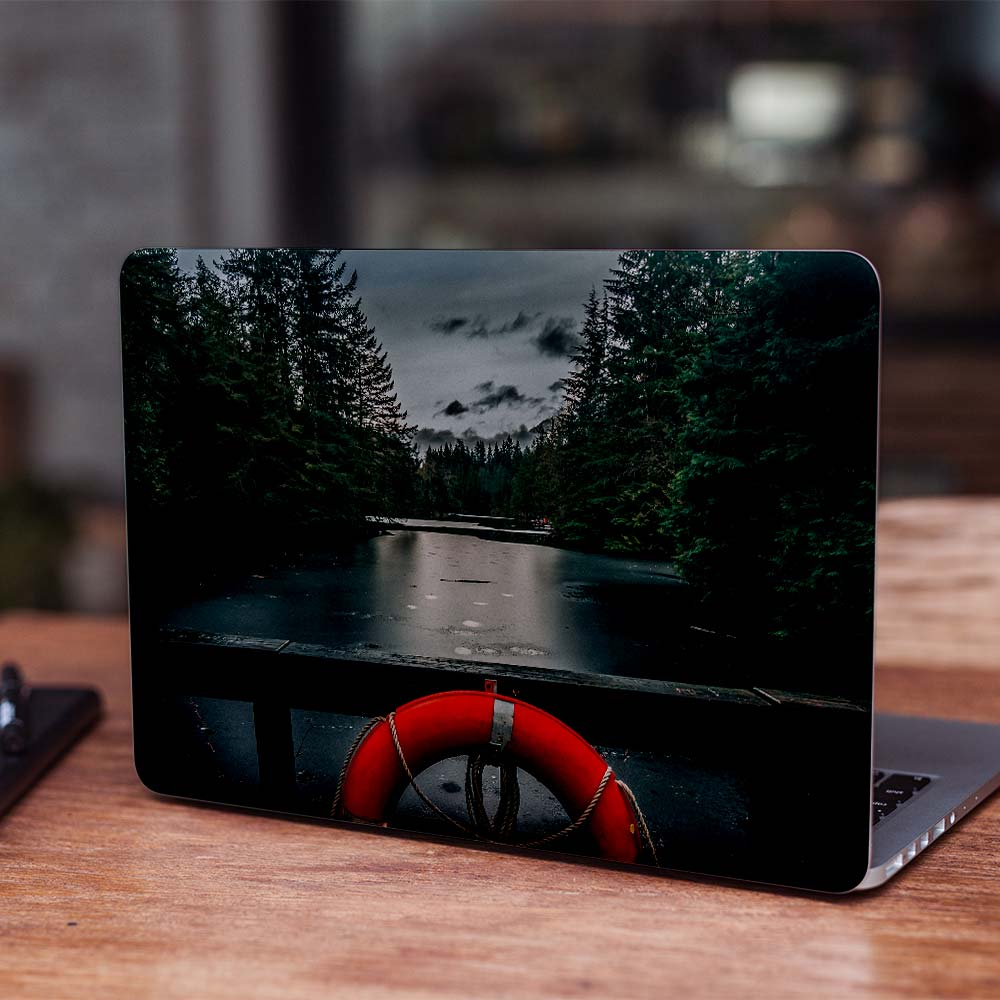 Storm Op Het Water Laptop Sticker - 1