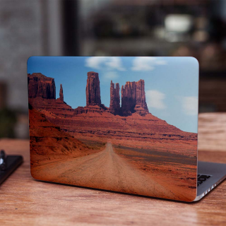 Woestijn Gebied Laptop Sticker - 1
