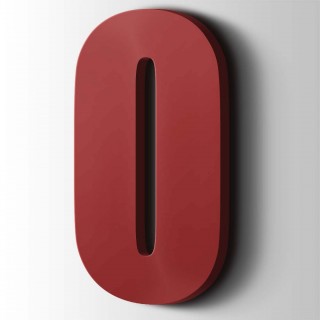 Kunststof Letter O Impact Acrylaat 3001 Signal Red - 1