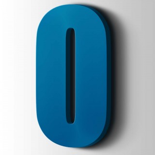 Kunststof Letter O Impact Acrylaat 5015 Sky Blue - 1